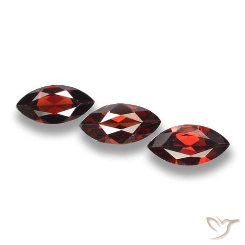5.23ctw Natürlicher dunkelrot Pyrop-Granat, Marquise, VVS-VS
