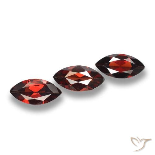 5.23 ct natürliche dunkelrot Pyrop-Granat-Edelsteine, Marquise, VVS-VS
