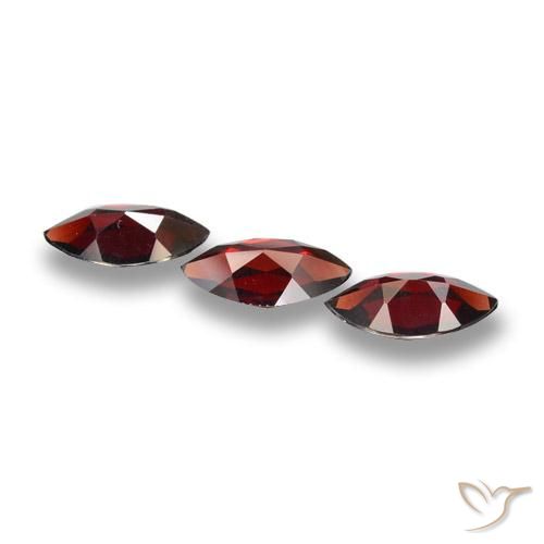 5.23 ct natürliche dunkelrot Pyrop-Granat-Edelsteine, Marquise, VVS-VS