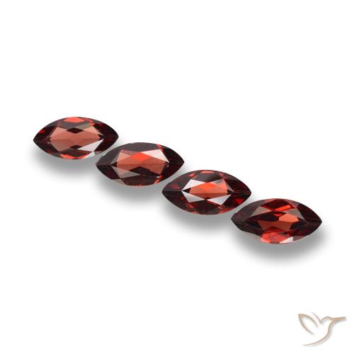 7.67ctw Natürlicher tiefrot Pyrop-Granat, Marquise, VVS-VS