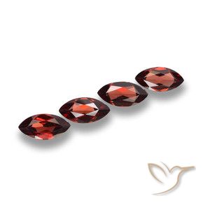 7.67 ct natürliche tiefrot Pyrop-Granat-Edelsteine, Marquise, VVS-VS