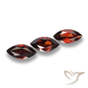 5.73 ct natürliche dunkelrot Pyrop-Granat-Edelsteine, Marquise, VVS-VS