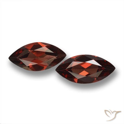3.31ctw Natürlicher tiefrot Pyrop-Granat, Marquise, VVS-VS