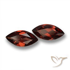 3.31 ct natürliche tiefrot Pyrop-Granat-Edelsteine, Marquise, VVS-VS