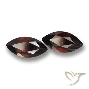 4.43 ct natürliche dunkelrot Pyrop-Granat-Edelsteine, Marquise, VVS-VS