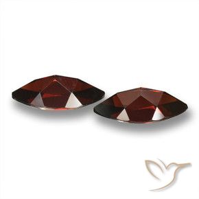 4.43 ct natürliche dunkelrot Pyrop-Granat-Edelsteine, Marquise, VVS-VS