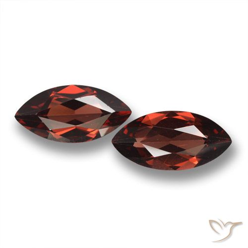 3.96ctw Natürlicher Merlot Rot Pyrop-Granat, Marquise, VVS-VS