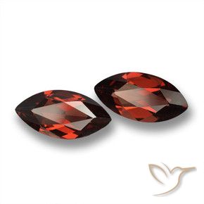 3.96 ct natürliche Merlot Rot Pyrop-Granat-Edelsteine, Marquise, VVS-VS