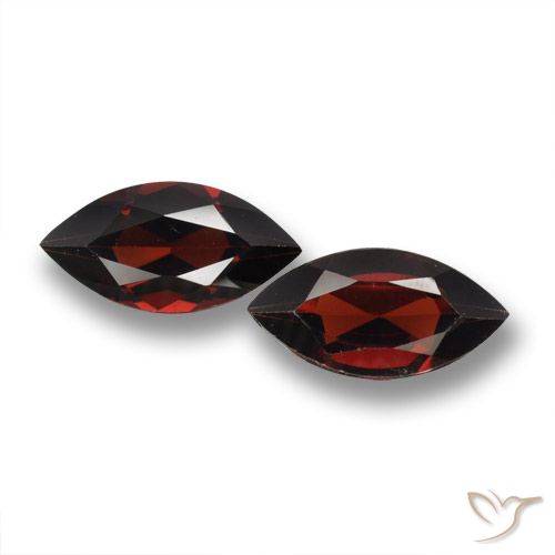 3.75ctw Natürlicher dunkelrot Pyrop-Granat, Marquise, VVS-VS