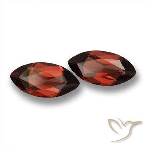 3.99 ct natürliche tiefrot Pyrop-Granat-Edelsteine, Marquise, VVS-VS
