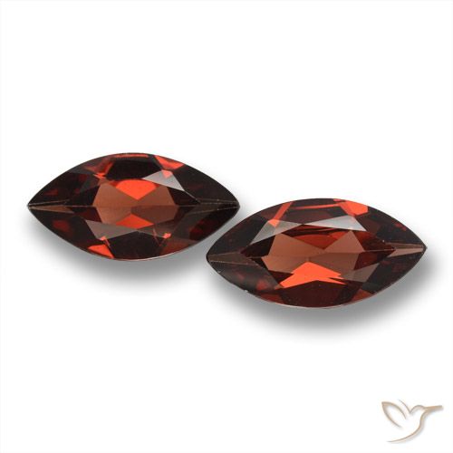3.49ctw Natürlicher dunkelrot Pyrop-Granat, Marquise, VVS-VS