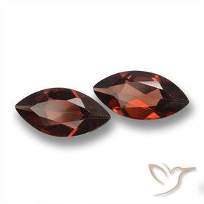 3.49 ct natürliche dunkelrot Pyrop-Granat-Edelsteine, Marquise, VVS-VS