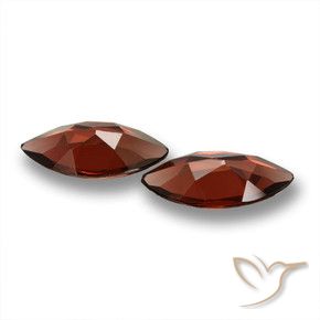 3.49 ct natürliche dunkelrot Pyrop-Granat-Edelsteine, Marquise, VVS-VS
