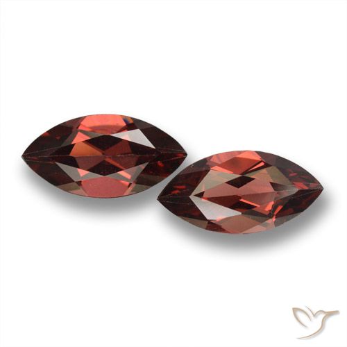 3.99ctw Natürlicher Mittel-Dunkelrot Pyrop-Granat, Marquise, VVS-VS