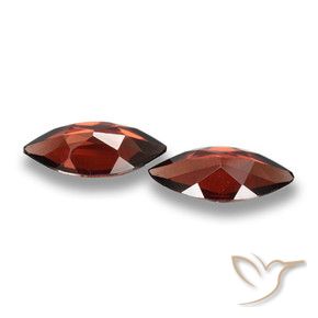 3.43 ct natürliche tiefrot Pyrop-Granat-Edelsteine, Marquise, VVS-VS