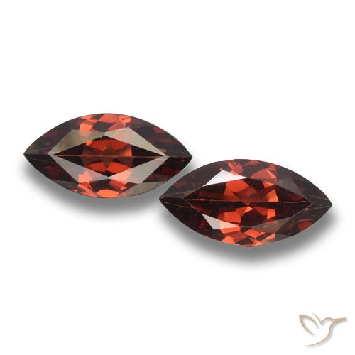 3.88ctw Natürlicher Merlot Rot Pyrop-Granat, Marquise, VVS-VS
