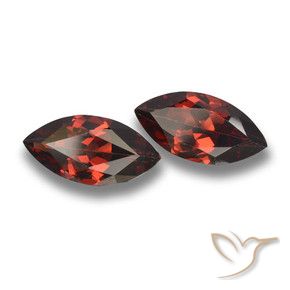 3.88 ct natürliche Merlot Rot Pyrop-Granat-Edelsteine, Marquise, VVS-VS