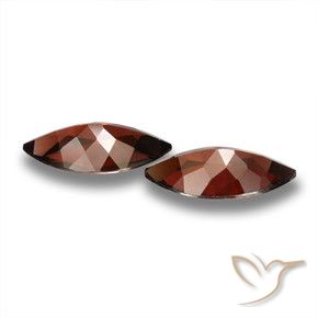 3.88 ct natürliche Merlot Rot Pyrop-Granat-Edelsteine, Marquise, VVS-VS