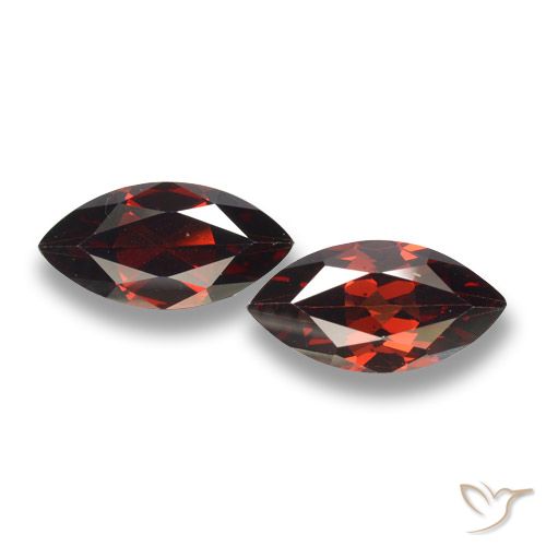 4.15ctw Natürlicher tiefrot Pyrop-Granat, Marquise, VVS-VS