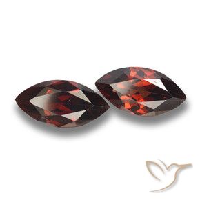 4.15 ct natürliche tiefrot Pyrop-Granat-Edelsteine, Marquise, VVS-VS