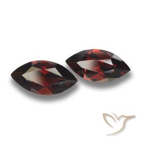 4.20 ct natürliche tiefrot Pyrop-Granat-Edelsteine, Marquise, VVS-VS
