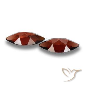 3.64 ct natürliche tiefrot Pyrop-Granat-Edelsteine, Marquise, VVS-VS