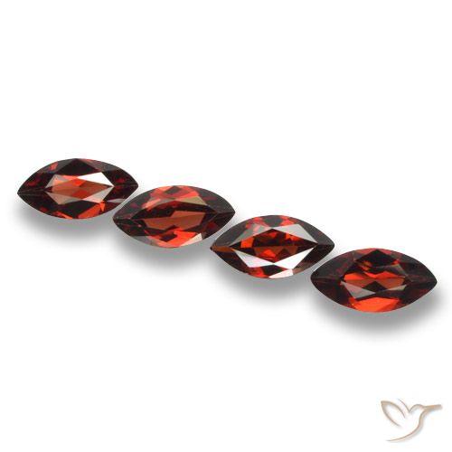 7.48ctw Natürlicher tiefrot Pyrop-Granat, Marquise, VVS-VS