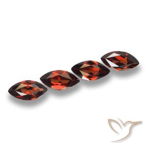 7.44 ct natürliche Mittelrot Pyrop-Granat-Edelsteine, Marquise, VVS-VS