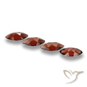 7.44 ct natürliche Mittelrot Pyrop-Granat-Edelsteine, Marquise, VVS-VS