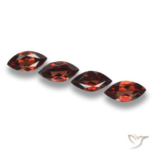 7.46ctw Natürlicher tiefrot Pyrop-Granat, Marquise, VVS-VS