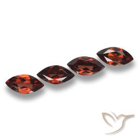 7.46 ct natürliche tiefrot Pyrop-Granat-Edelsteine, Marquise, VVS-VS