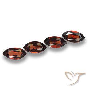 8.24 ct natürliche dunkelrot Pyrop-Granat-Edelsteine, Marquise, VVS-VS