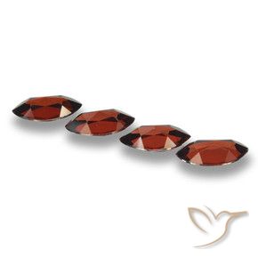 8.24 ct natürliche dunkelrot Pyrop-Granat-Edelsteine, Marquise, VVS-VS