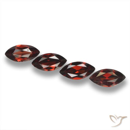 7.36ctw Natürlicher tiefrot Pyrop-Granat, Marquise, VVS-VS