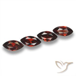 7.36 ct natürliche tiefrot Pyrop-Granat-Edelsteine, Marquise, VVS-VS