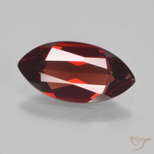 1.71ct Natürlicher tiefrot Pyrop-Granat, Marquise, VVS-VS