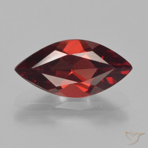 1.90ct Natürlicher tiefrot Pyrop-Granat, Marquise, VVS-VS
