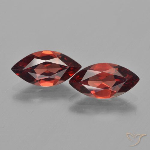 3.65ctw Natürlicher Tiefes Blutrot Pyrop-Granat, Marquise, VVS-VS