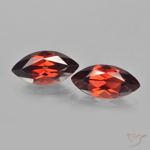 4.38ctw Natürlicher Tiefes Blutrot Pyrop-Granat, Marquise, VVS-VS