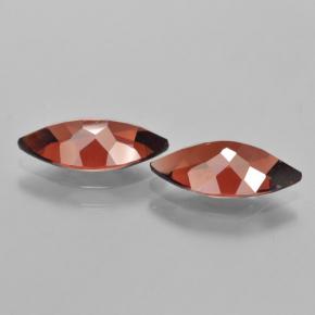 3.86 ct natürliche Mittelrot Pyrop-Granat-Edelsteine, Marquise, VVS-VS