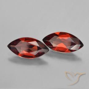 3.12 ct natürliche dunkelrot Pyrop-Granat-Edelsteine, Marquise, VVS-VS