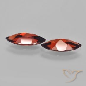 3.12 ct natürliche dunkelrot Pyrop-Granat-Edelsteine, Marquise, VVS-VS