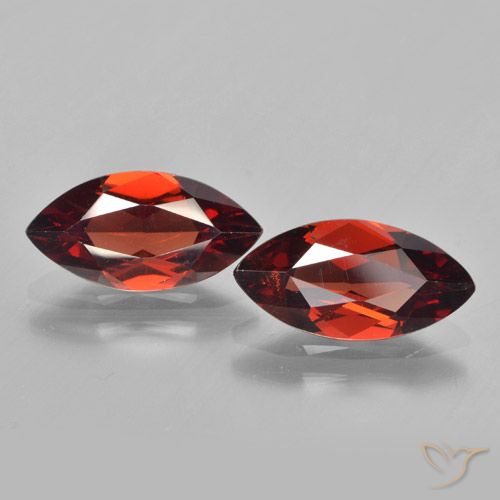 3.55ctw Natürlicher dunkelrot Pyrop-Granat, Marquise, VVS-VS