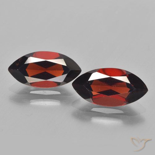 4.28ctw Natürlicher tiefrot Pyrop-Granat, Marquise, VVS-VS