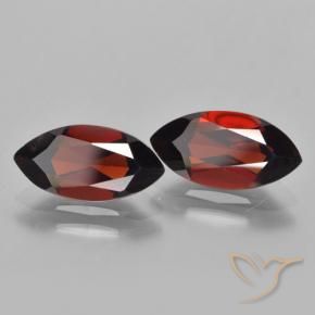 4.28 ct natürliche tiefrot Pyrop-Granat-Edelsteine, Marquise, VVS-VS