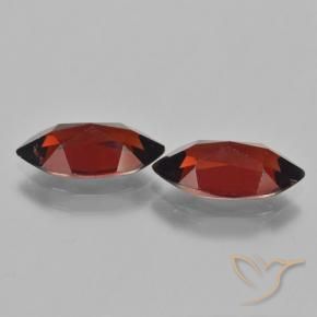 4.28 ct natürliche tiefrot Pyrop-Granat-Edelsteine, Marquise, VVS-VS