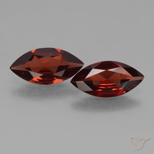 3.28ctw Natürlicher tiefrot Pyrop-Granat, Marquise, VVS-VS