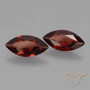 3.28 ct natürliche tiefrot Pyrop-Granat-Edelsteine, Marquise, VVS-VS
