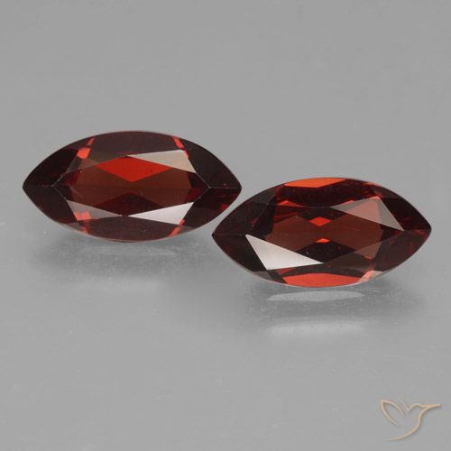 3.98ctw Natürlicher tiefrot Pyrop-Granat, Marquise, VVS-VS