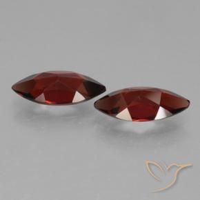 3.73 ct natürliche tiefrot Pyrop-Granat-Edelsteine, Marquise, VVS-VS